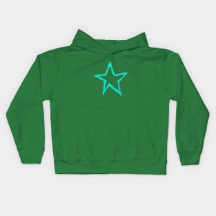 Superstar in Aqua Kids Hoodie